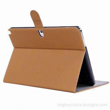 Leather Flip Stand Case for Samsung Galaxy Note 10.1 2014 P600, Easy Access to Stylus